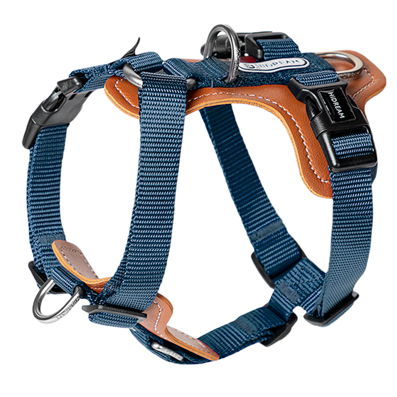 Adjustable Nylon Leather H Harness